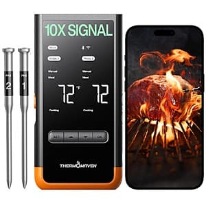 ThermoMaven Wireless Meat Thermometer: G4 4-Probe $110, G2 2-Probe $50 + Free S&H