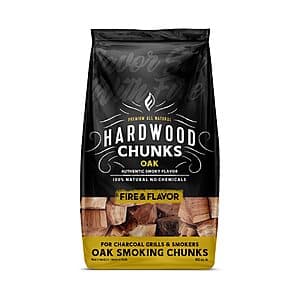 4-lb Fire & Flavor Premium All Natural Smoking Hardwood Chunks (Oak) $7
