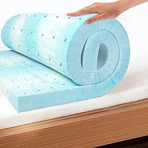 MLILY EGO Topper 2" Memory Foam Mattress Topper: Queen $32.40, Twin $19.10