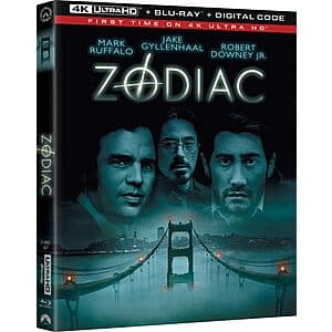 Zodiac (4K Ultra HD + Blu-ray + Digital) $17.50