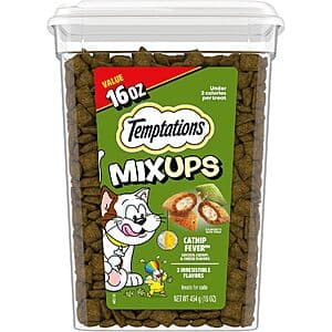 16oz. Temptations MixUps Crunchy and Soft Cat Treats (Catnip Fever) $6.15 w/ S&S