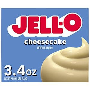Select Accts: 3.4-Oz Jell-O Cheesecake Instant Pudding & Pie Filling Mix $1.05 w/ S&S