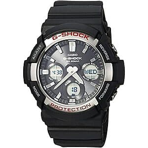 55mm Casio Men's G-Shock GAS100-1A Sport Watch $104.90 + Free S&H