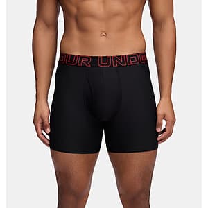 3-pk Under Armour Men's UA Performance Tech 6" Boxerjock (4 Colors) $15.70 + Free Shipping