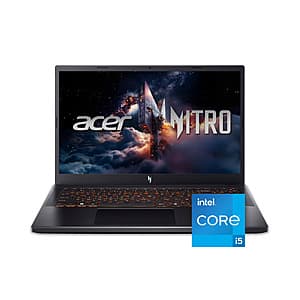 Acer Nitro V Laptop: i5-13420H, 15.6" 1080p, 16GB RAM, 512GB SSD, RTX 5060 $580 + Free Shipping