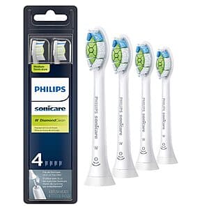 4-Pack Philips Sonicare DiamondClean Replacement Toothbrush Heads (White) $25.60 w/ Subscribe & Save