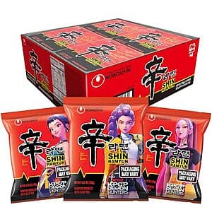 16-Pack 4.23-Oz Nongshim Shin Noodle Soup (Gourmet Spicy) $10.60 w/ S&S