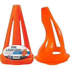 4-Count Franklin Sports Plastic Flexi Soccer Cones $3.75 + Free Store Pickup