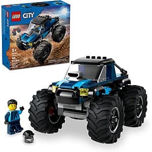 148-Piece LEGO City Blue Monster Truck Off-Road Toy Mini Monster Truck $11.20