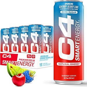 Select Accts: 12-Pack 12-Oz Cellucor C4 Smart Energy Drink (Cherry Berry Lime) $9 w/ S&S