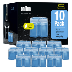 10-Pack Braun Clean & Renew Electric Shaver Cleaner Refill Cartridges $34 + Free Shipping