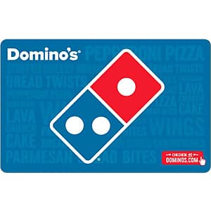 Best Buy Gift Cards: Domino's $50 for $40 & More