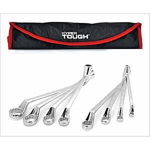 8-Piece Hyper Tough SAE Deep Offset Ring Wrench Set $8.45 & More