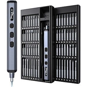 Prime Members: 76-in-1 Mini Electric Screwdriver Set $16 + Free S&H