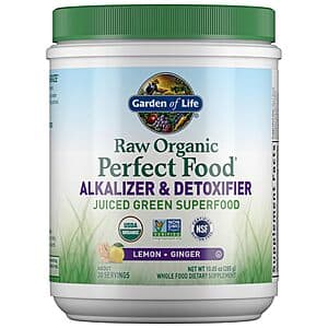10.05oz 30-Serving Garden of Life Raw Organic Perfect Food Alkalizer & Detoxifier $12.05 w/ Subscribe & Save