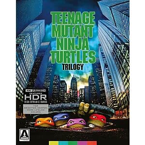 Teenage Mutant Ninja Turtles Trilogy: Limited Edition (4K Ultra HD) $50 + Free Shipping