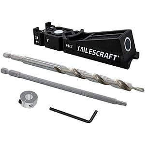 Milescraft 1324 Pocket Jig 100 Kit for Hard to Reach Areas $7