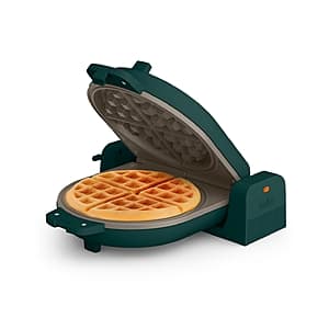 Bella Flip-N-Store Ceramic Waffle Maker (Forest Green) $17.95 + Free Store Pickup