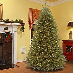 National Tree Company 7.5 ft Pre-Lit Dunhill Fir Artificial Christmas Tree $150 + Free Shipping