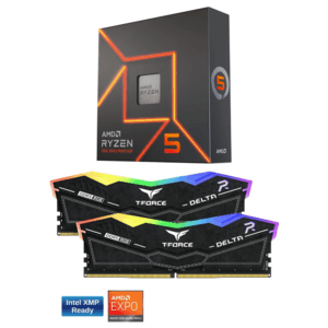 AMD Ryzen 5 7600X 6-Core CPU + 16GB (2x8GB) Team Group RGB DDR5 6000 RAM $180 + Free Shipping