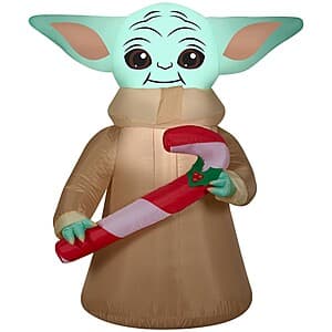 Christmas Inflatables: 42" Star Wars: The Mandalorian The Child LED Inflatable $15 & More