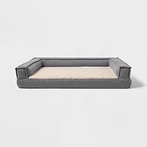 Boots & Barkley 3-Sided Bolster Dog Bed (Large) $17 + Free S&H