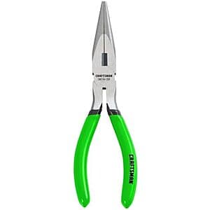 6" Craftsman Hi-Vis Long Nose Gripping Pliers $6.50