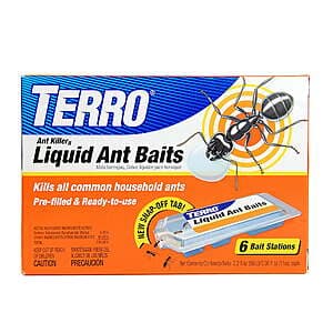 6-Count Terro Liquid Ant Bait Stations $5.50