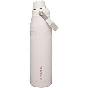 36oz Stanley IceFlow Fast Flow Insulated Water Bottle w/ Spout Lid (Rose Quartz Glimmer) $20.60