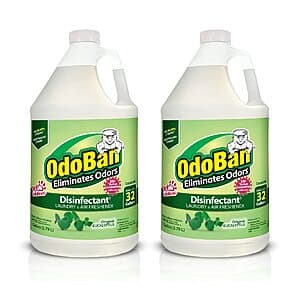 2-Gallons OdoBan Multipurpose Cleaner Concentrate (Original Eucalyptus Scent) $14.25