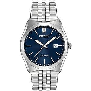 40mm Citizen Men's Classic Corso Eco-Drive Blue Dial Stainless Steel Watch $175 + Free S&H