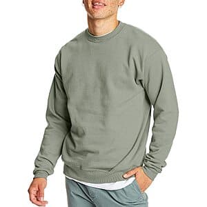Hanes Men's Ecosmart Fleece Sweatshirts $8
