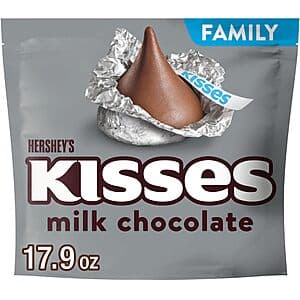 Select Locations: 17.9-Oz Hershey's Kisses Milk Chocolate Candy $5.40