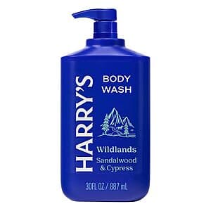 30-Oz Harry's Men's Body Wash with Pump (Wildlands / Sandalwood & Cypress) $5.40 w/ Subscribe & Save