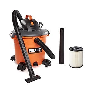 RIDGID 16-Gal 5.0 Peak HP NXT Wet/Dry Shop Vacuum w/ Filter & Accessories $59.90 + Free Shipping