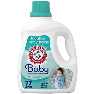 Select Accts: 100.5-Oz Arm & Hammer Baby Hypoallergenic Liquid Laundry Detergent $5.60 w/ Subscribe & Save
