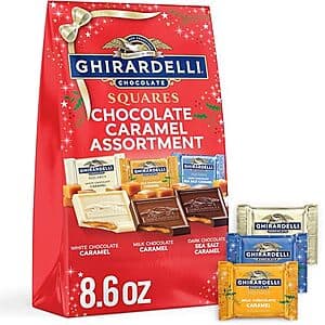 8.6oz. Ghirardelli Individually Wrapped Chocolate Squares (Chocolate Caramel) $6