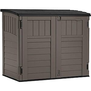 34-Cu Ft Suncast Horizontal Resin Outdoor Storage Shed w/ Locking System $199 + Free Shipping