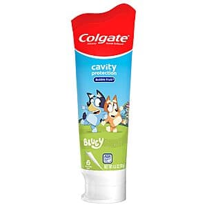4.6-Oz Colgate Kids' Cavity Protection Toothpaste w/ Fluoride (Bluey) $1.80 w/ Subscribe & Save