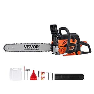 18" Vevor 2.55HP Bar Gas Chainsaw $83.80 + Free S&H