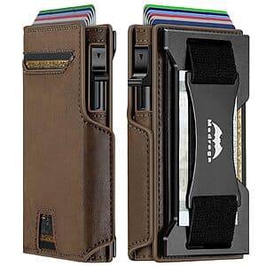 Prime Members: Medrega Men's RFID Biflod Leather Wallet (Various) $10 + Free Shipping