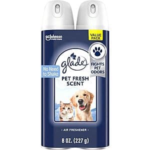 2-Count 8-Oz Glade Air Freshener Room Spray (Pet Fresh Scent) $2.75 w/ Subscribe & Save