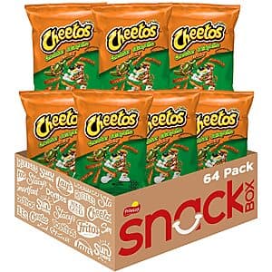 64-Pack 2-Oz Cheetos Cheese Flavored Snacks (2 Flavors) $23.70 w/ Subscribe & Save