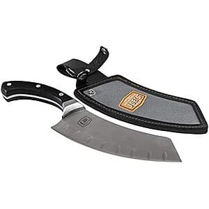 Oklahoma Joe's 2-in-1 Blacksmith Cleaver & Chef Knife w/ Holster $19.90
