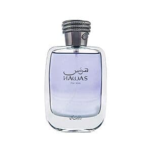 3.4-oz Rasasi Hawas Men's Eau De Parfum $19 + Free S&H w/ Prime
