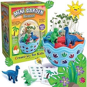 Creativity for Kids Mini Garden Terrarium Kit (Dinosaur) $5.25