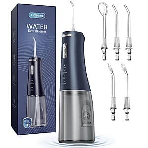 Onlyone 300ml Rechargeable Cordless Water Dental Flosser (Blue) $7