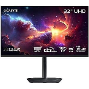 Gigabyte MO32U 31.5" 4K HDR 165 Hz Gaming Monitor $600 + Free Shipping