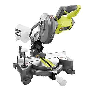 Factory Reconditioned: RYOBI ONE+ 18V Cordless 7-1/4" Compound Miter Saw $70 + $7.50 Shipping