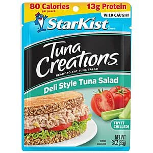 3-Oz StarKist Tuna Creations (Deli Style Tuna Salad) $0.80 w/ Subscribe & Save & More